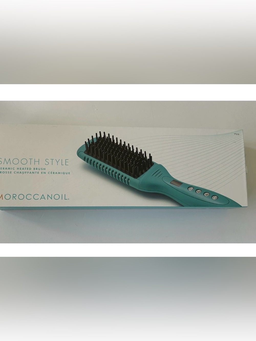 Moroccanoil Smooth Style Ceramic Heated Brush - Teal